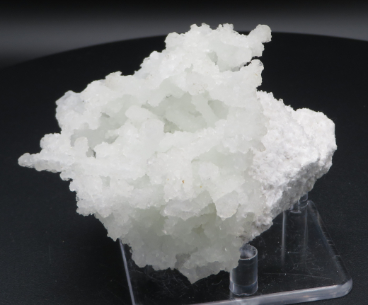 Prehnit-Röhrennest auf feinstem Quarz 164g , Aurangabad / Indien