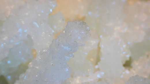 Prehnit-Röhrennest auf feinstem Quarz 164g , Aurangabad / Indien