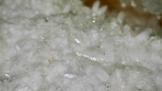 Prehnit-Röhrennest auf feinstem Quarz 164g , Aurangabad / Indien