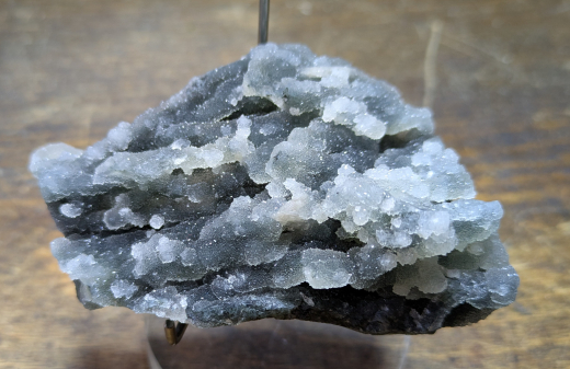 Schwarzgraue Chalcedon-Stalaktiten 135g , Nashik /Indien