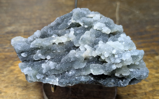 Schwarzgraue Chalcedon-Stalaktiten 135g , Nashik /Indien