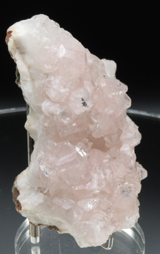 Seltener rosa Apophyllit auf Chalcedon 257g, Sakwa / Indien !!!