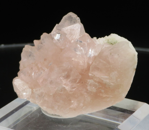 Seltener rosa Apophyllit auf Chalcedon 60g, Sakwa / Indien !!!