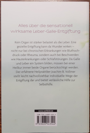 Die heilsame Leber- und Gallenreinigung - Joachim Bernd Vollmer, Taschenbuch SH