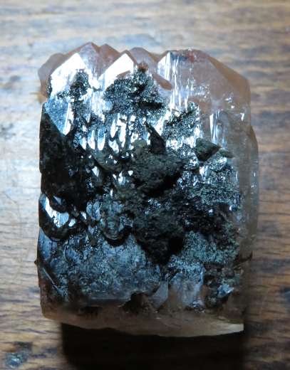Multicolor Apophylit Phantom-Einzelkristall 40g , Jamthi / Indien!