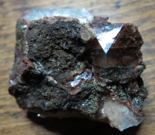 Multicolor Apophylit Phantom-Einzelkristall 53g , Jamthi / Indien!