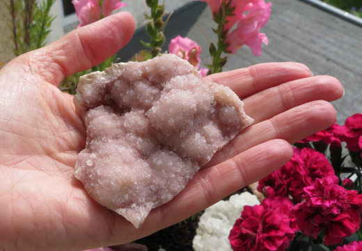 Rosa Chalcedon 62g, Sakwa / Indien