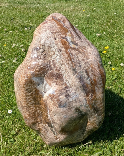 Blüten-Achat / Versteinerte Koralle mit Quarz-Druse!!! 17Kg!!!, Indonesien