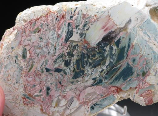 grün/roter Landschafts-Jaspis Neuheit! 143g, Bali / Indonesien