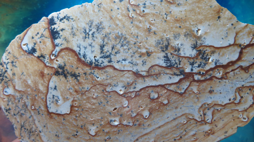 Landschafts-Jaspis mit Dendriten 645g, Süd-Sumatra/ Indonesien