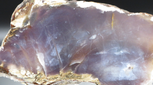 Chalcedon-Achat violettblau 492g, Sumatra / Indonesien