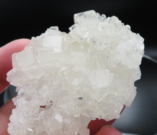 Chabasit in 2 Wuchsformen!, fluoreszierend, Pakistan