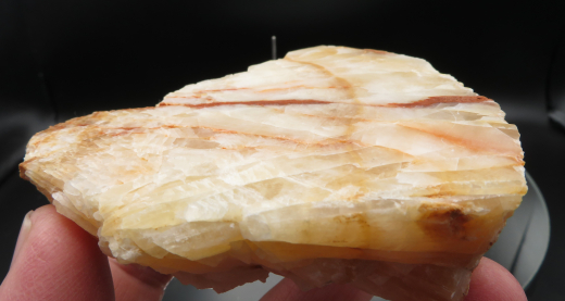 Calcit Sinter poliertes Endstück, 329g, Mallorca