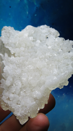 Chabasit in 2 Wuchsformen!, fluoreszierend, Pakistan