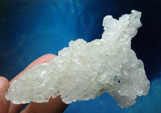 Chabasit in 2 Wuchsformen!, fluoreszierend, Pakistan