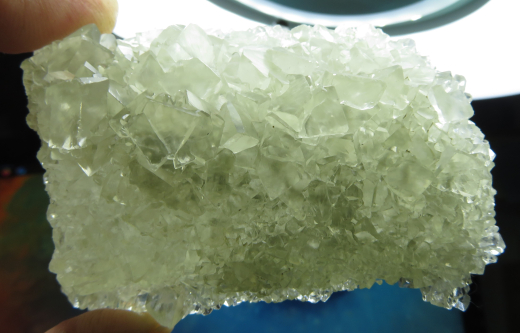 Chabasit in 2 Wuchsformen!, fluoreszierend, Pakistan