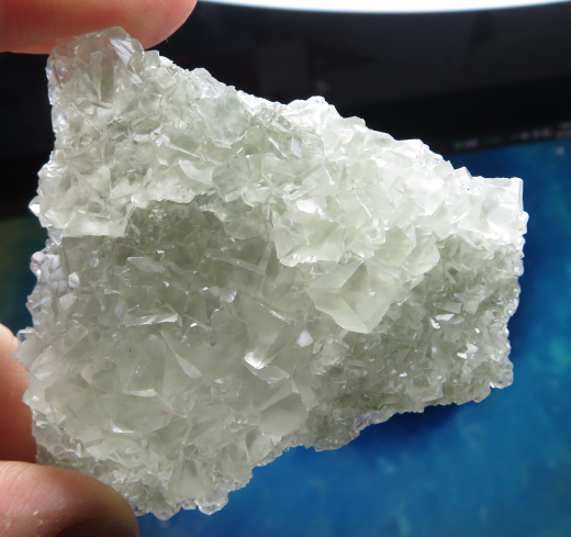 Chabasit in 2 Wuchsformen!, fluoreszierend, Pakistan