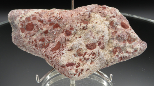 Seltene Sandsteinvariante, Endstück poliert 124g, Ostsee/Deutschland