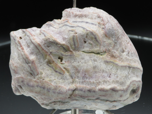 Achat mit Amethyst-Adern, Muldetal / Deutschland