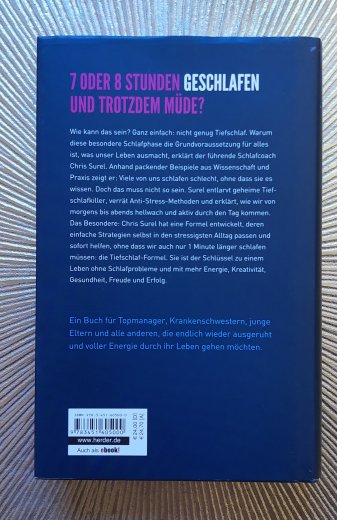 Die Tiefschlaf Formel - Chris Surel, Hardcover SH