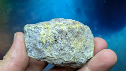 Realgar-Calcit Eclipse Bumblebee-Jaspis (2), Jawa/Indonesien