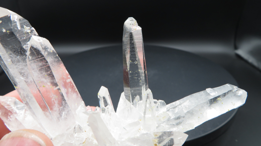 Glasklare Bergkristallstufe aus Kolumbien (1), Spitzenqualität!!!