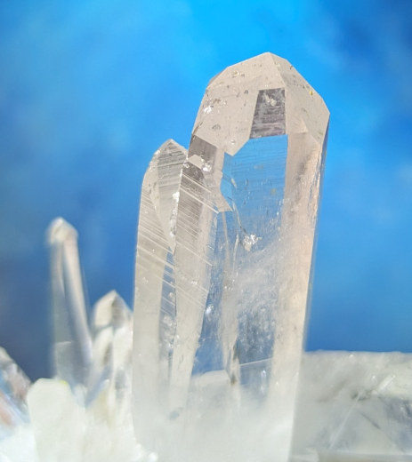 Glasklare Bergkristallstufe aus Kolumbien (1), Spitzenqualität!!!