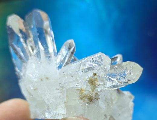 Glasklare Bergkristallstufe aus Kolumbien (3), Spitzenqualität!!!