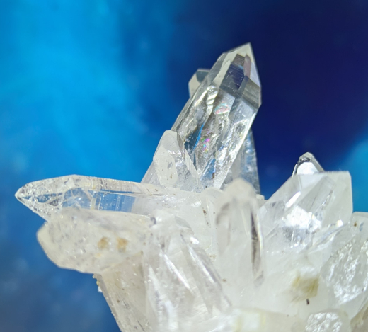 Glasklare Bergkristallstufe aus Kolumbien (3), Spitzenqualität!!!