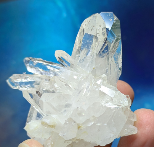 Glasklare Bergkristallstufe aus Kolumbien (3), Spitzenqualität!!!