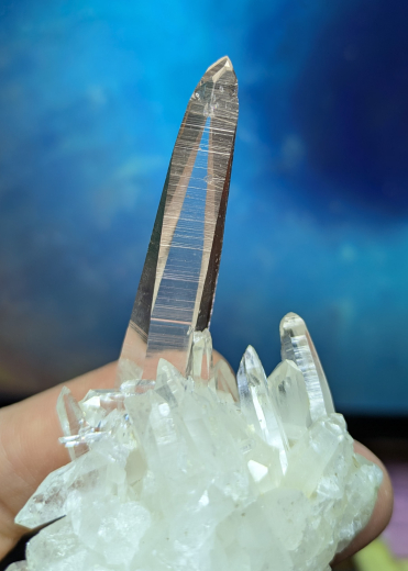 Glasklare Bergkristallstufe aus Kolumbien (4), Spitzenqualität!!!