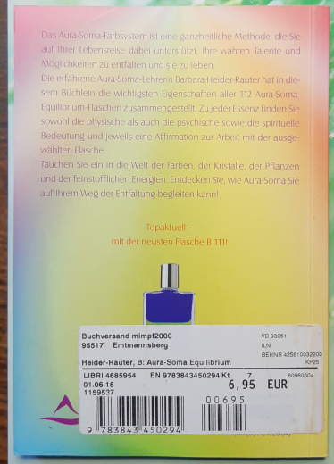 Aura - Soma / Equilibrium von Barbara Heider-Rauter, Taschenbuch SH