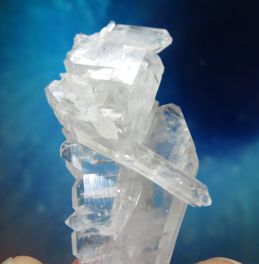 Fadenquarz Bergkristall 5cm, Pakistan