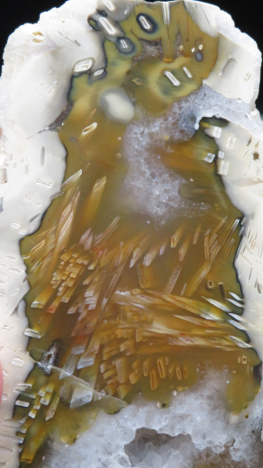 Skolezit-Achat 130g, Sumatra / Indonesien