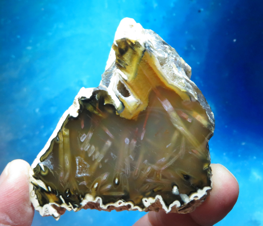 Skolezit-Achat 130g, Sumatra / Indonesien