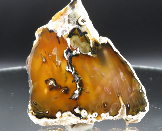 Skolezit-Achat 130g, Sumatra / Indonesien