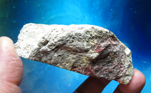 Jaspis Endstück poliert, spektakuläre Zeichnung! 304g, Sumatra / Indonesien