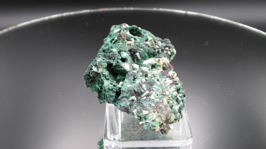 Drusiger Malachit mit Quarz, 160g, Zaire