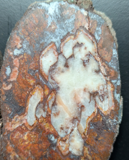 Calcit-Achat, 268g, Mammendorf/Sachsen-Anhalt/Deutschland