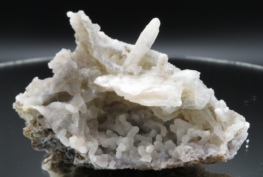 Skulpturale Chalcedon-Stufe der besonderen Art! 136g, Chandwad /Indien