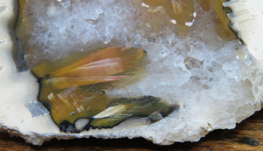 Skolezit-Achat 215g, Sumatra / Indonesien, RRR!!!