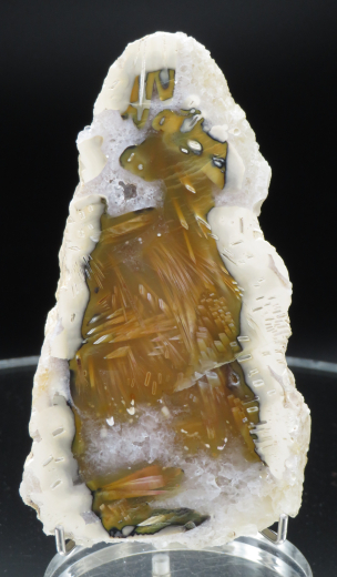 Skolezit-Achat 215g, Sumatra / Indonesien, RRR!!!