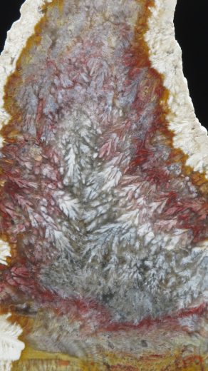 Moosachat Endstück, 330g, multicolor extraordinary!!! Sumatra / Indonesien