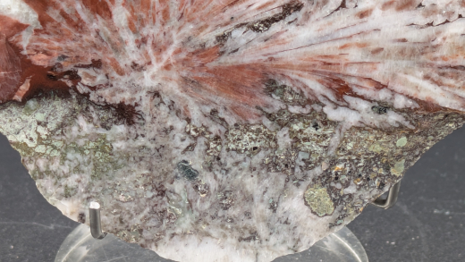 Pseudomorphose in Steinhälfte, 534g, Sumatra / Indonesien