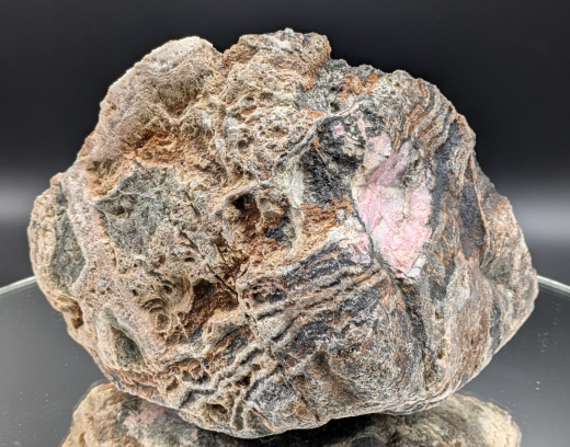 Rhodochrosit Achat Brekzie!!!, 1470g, Sumatra / Indonesien
