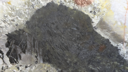 Mosaik Jaspis Steinhälfte (1) 672g, Sumatra / Indonesien