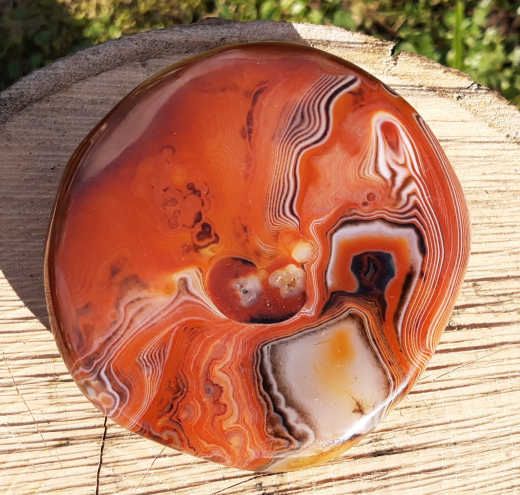 Karneol - Madagaskar 100 x 25 mm / 505 Gramm