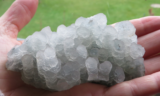 Chalcedon-Stalaktiten, Nashik / Indien
