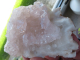 Seltener rosa Apophyllit auf Chalcedon 304g, Sakwa / Indien !!!