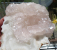 Seltener rosa Apophyllit auf Chalcedon 304g, Sakwa / Indien !!!